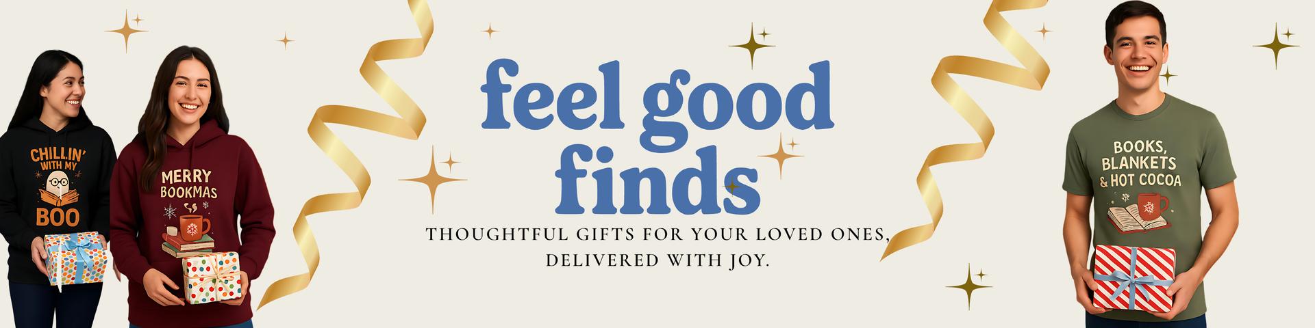 Banner for feel good finds